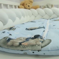 Śpiworek Do Sania Misie Na Księżycu